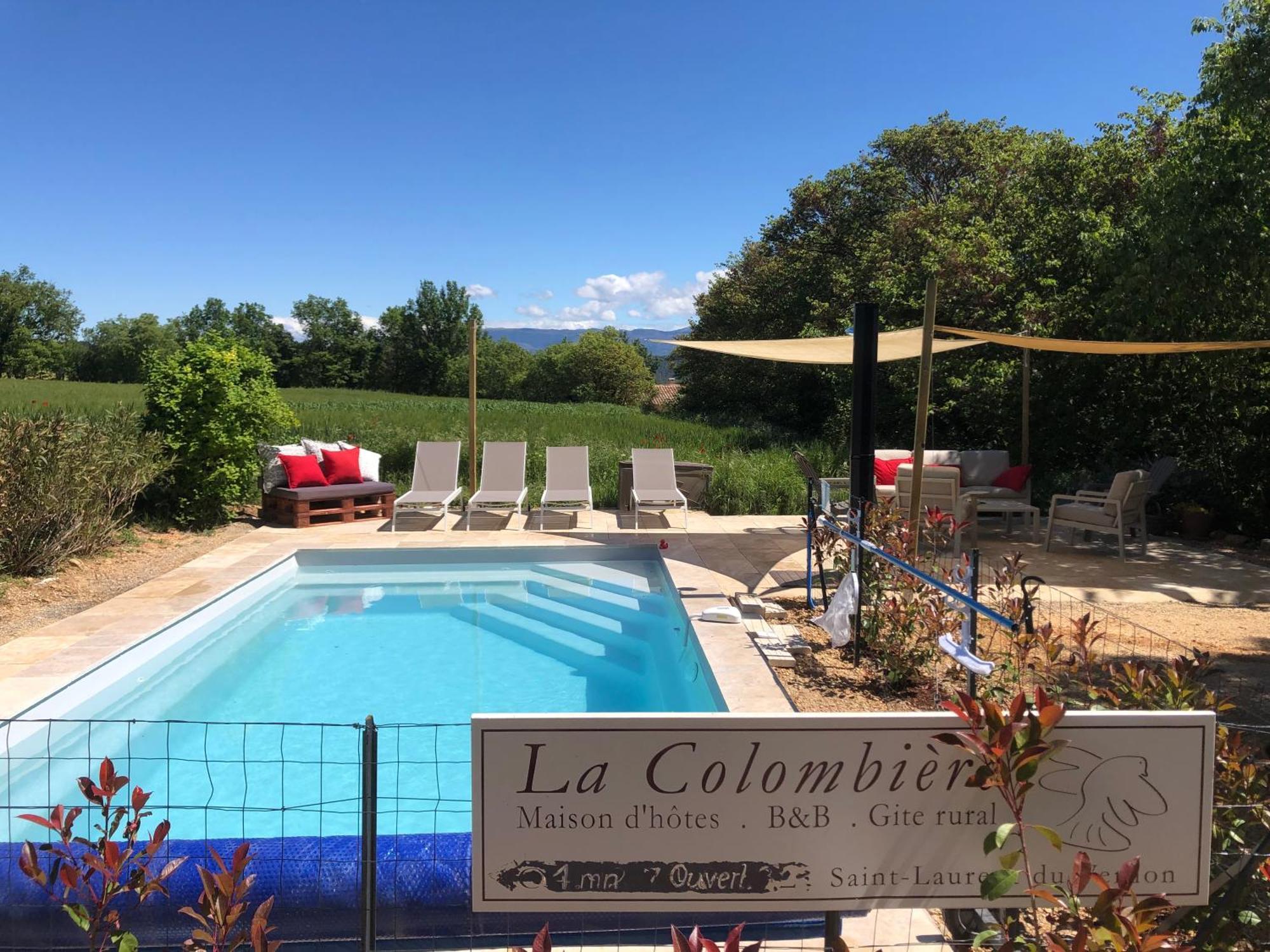 La Colombiere Du Chateau Saint-Laurent-du-Verdon Dış mekan fotoğraf